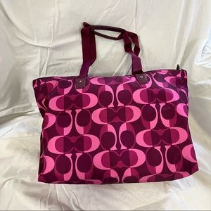 Coach foldable tote bag